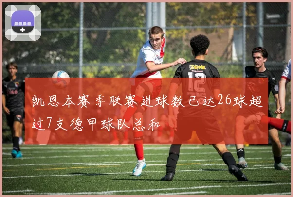 凯恩本赛季联赛进球数已达26球超过7支德甲球队总和